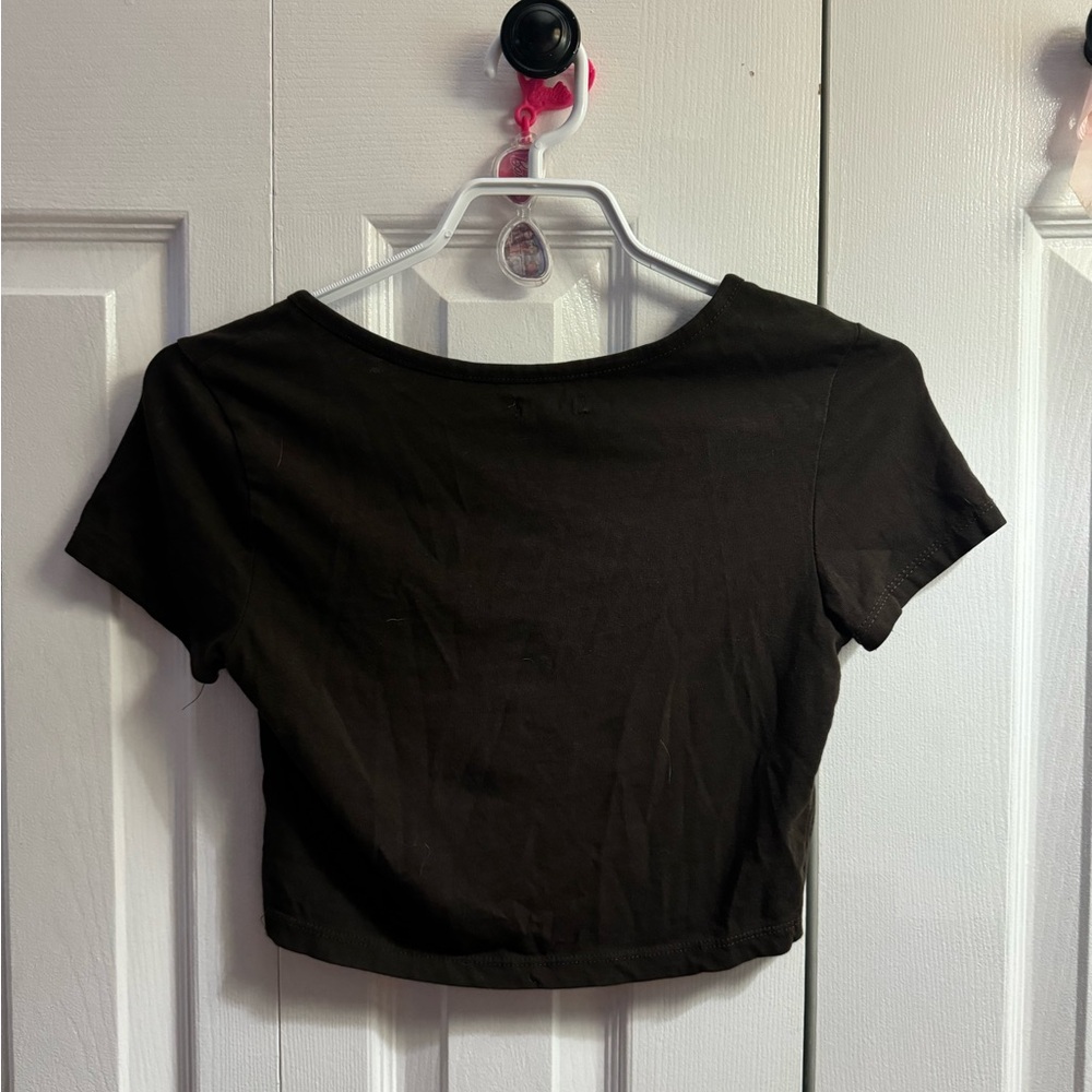 brown tee - Picture 2 of 2
